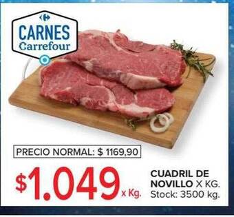 Carrefour Cuadril De Novillo oferta