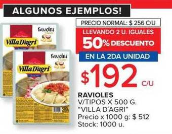 Carrefour Ravioles V Tipos oferta