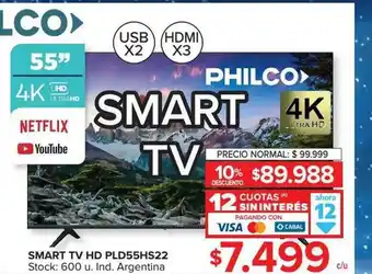 Carrefour Smart Tv Hd Pld55hs22 oferta