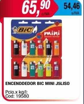 Maxiconsumo Encendedor Bic Mini J5liso oferta