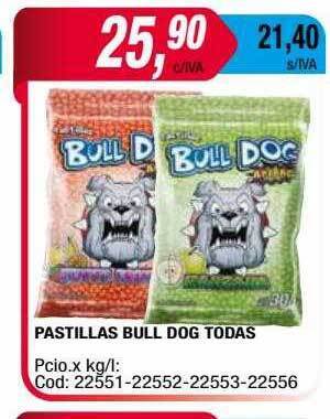 Maxiconsumo Pastillas Bull Dog Todas oferta