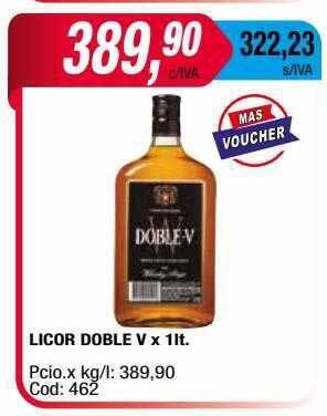 Maxiconsumo Licor Doble V oferta