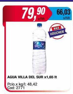 Maxiconsumo Agua Villa Del Sur oferta