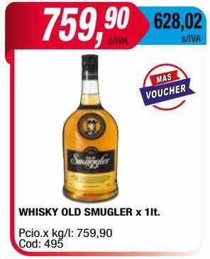 Maxiconsumo Whisky Old Smugler oferta