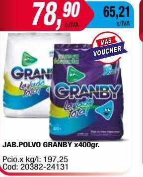 Maxiconsumo Jab Polvo Granby oferta