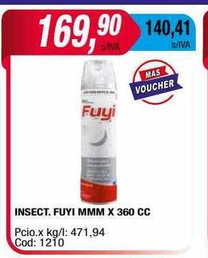 Maxiconsumo Insect Fuyi Mmm oferta