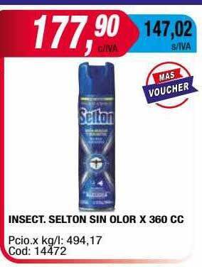 Maxiconsumo Insect Selton Sin Olor oferta