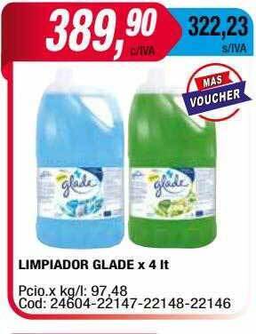 Maxiconsumo Limpiador Glade oferta