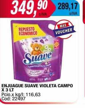 Maxiconsumo Enjuague Suave Violeta Campo oferta
