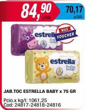 Maxiconsumo Jab Toc Estrella Baby oferta
