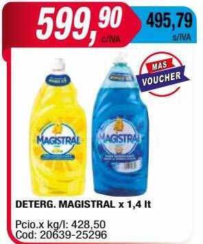Maxiconsumo Deterg Magistral oferta