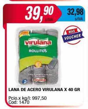 Maxiconsumo Lana De Acero Virulana oferta