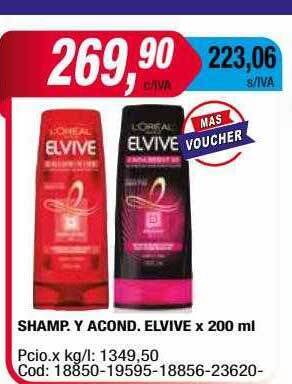 Maxiconsumo Shamp Y Acond Elvive oferta