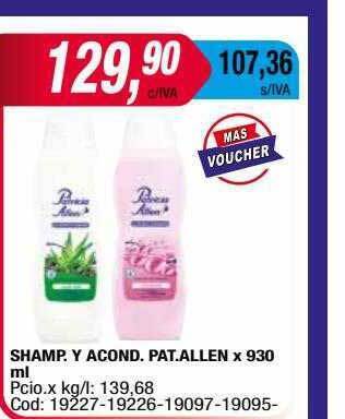 Maxiconsumo Shamp Y Acond Pat Allen oferta