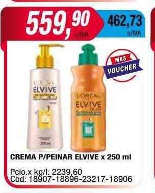 Maxiconsumo Crema P Peinar Elvive oferta
