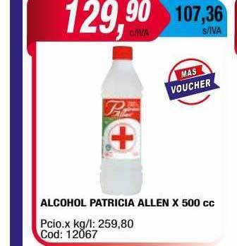 Maxiconsumo Alcohol Patricia Allen oferta