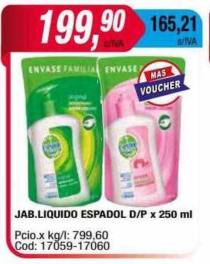 Maxiconsumo Jab Liquido Espadol oferta