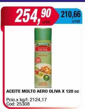 Maxiconsumo Aceite Molto Aero Oliva oferta