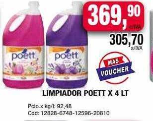 Maxiconsumo Limpiador Poett oferta