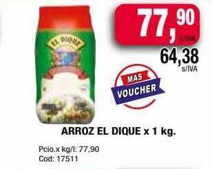 Maxiconsumo Arroz El Dique oferta