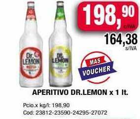 Maxiconsumo Aperitivo Dr. Lemon oferta