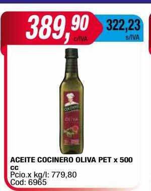 Maxiconsumo Aceite Cocinero Oliva Pet oferta