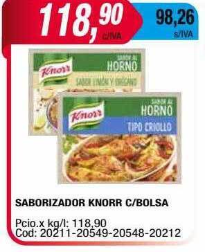 Maxiconsumo Saborizador Knorr C Bolsa oferta