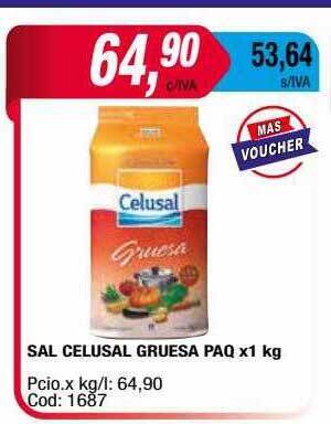 Maxiconsumo Sal Celusal Gruesa oferta