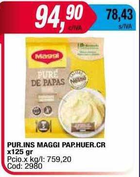 Maxiconsumo Pur Ins Maggi Pap Huer Cr oferta