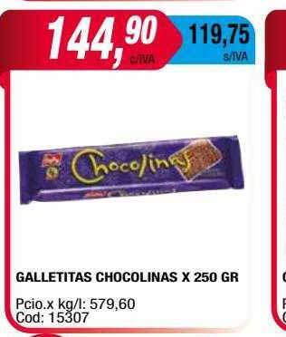Maxiconsumo Galletitas Chocolinas oferta