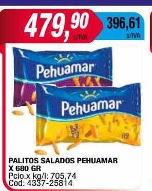 Maxiconsumo Palitos Salados Pehuamar oferta