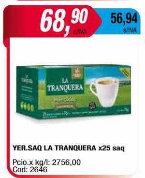 Maxiconsumo Yer Saq La Tranquera oferta