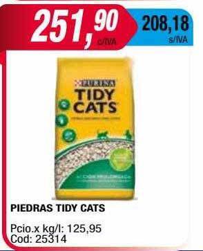 Maxiconsumo Piedras Tidy Cats oferta