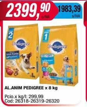 Maxiconsumo Al Anim Pedigree oferta