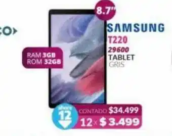 Petenatti Hogar Samsunt T220 29600 Tablet oferta