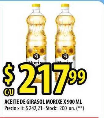 Punto Mayorista Aceite De Girasol Morixe oferta