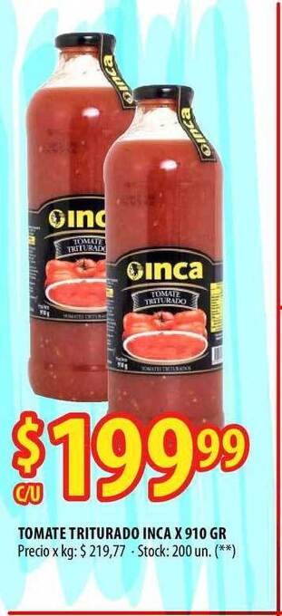 Punto Mayorista Tomate Triturado Inca oferta