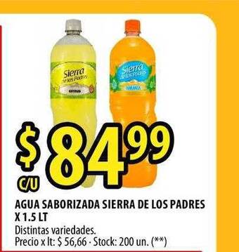 Punto Mayorista Agua Saborizada Sierra De Los Padres oferta