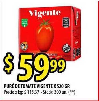 Punto Mayorista Puré De Tomate Vigente oferta