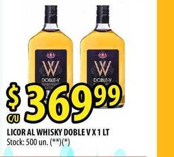 Punto Mayorista Licor Al Whisky Doble V oferta
