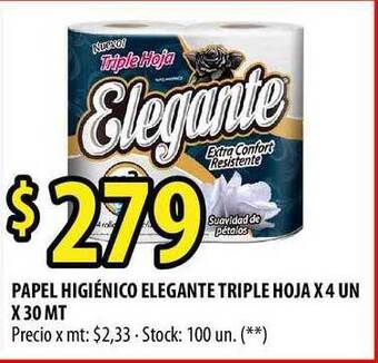 Punto Mayorista Papel Higiénico Elegante Triple Hoja oferta
