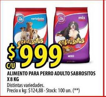 Punto Mayorista Alimento Para Perro Adulto Sabrositos oferta