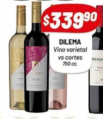 Almacor Dilema Vino Varietal Vs Cortes oferta