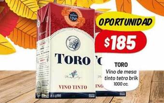 Almacor Toro Vino De Mesa Tinto Tetra Brik oferta