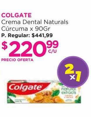Punto de Salud Colgate Crema Dental Naturals Cúrcuma oferta