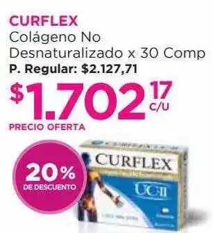 Punto de Salud Corflex Colágeno No Desnaturalizado 20% Descuento oferta