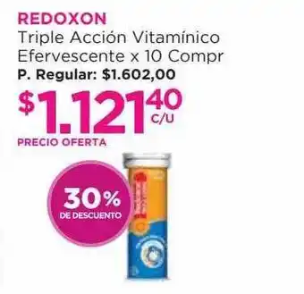 Punto de Salud Redoxon Triple Acción Vitamínico Efervescente 30% De Descuento oferta