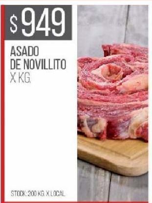 Disco Asado de novillito x kg oferta