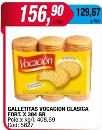 Maxiconsumo Vocacion Clasica Fort. Galletitas x 384 gr oferta