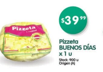 Supermercados Buenos Días Buenos Días Pizzeta x 1 u oferta